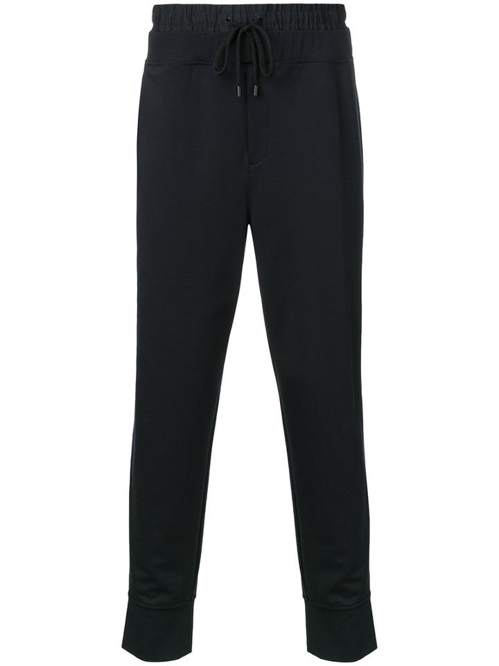 Public School Drawstring Track Pants, Men's, Size: Large, Black, Nylon/polyester/spandex/elastane/rayon