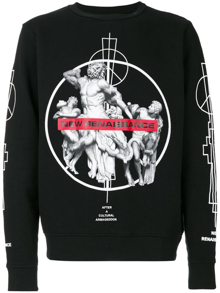 Marcelo Burlon County Of Milan Fainu Crewneck Sweatshirt - Black