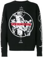 Marcelo Burlon County Of Milan Fainu Crewneck Sweatshirt - Black