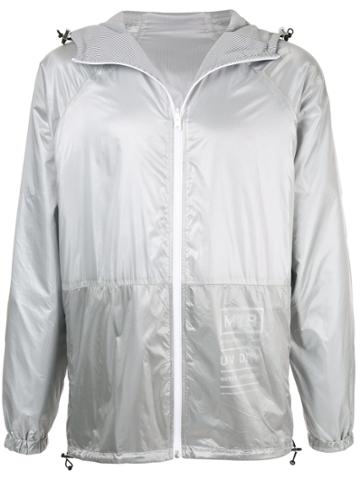 Minotaur Translucent Hooded Jacket - Grey