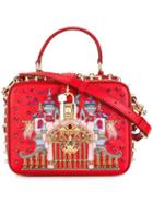 Dolce & Gabbana 'rosaria' Tote, Women's, Red, Leather/metal/brass