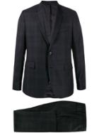 Paul Smith Regular Fit Checked Suit - Blue