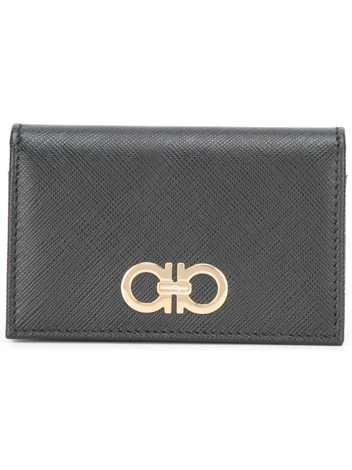 Salvatore Ferragamo Gancio Wallet - Black