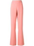 Giorgio Armani High-waist Silk Trousers - Pink