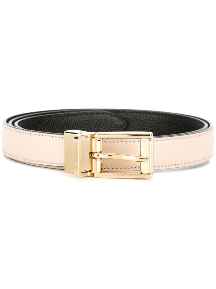 Dolce & Gabbana Classic Belt - Nude & Neutrals