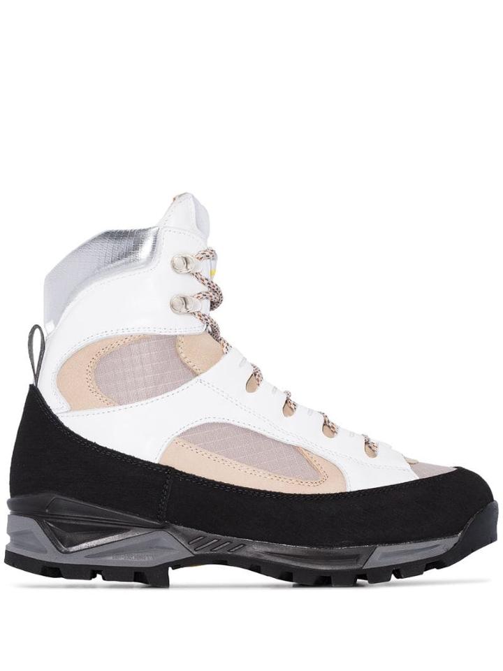 Diemme Civetta Panelled Hiking Boots - White