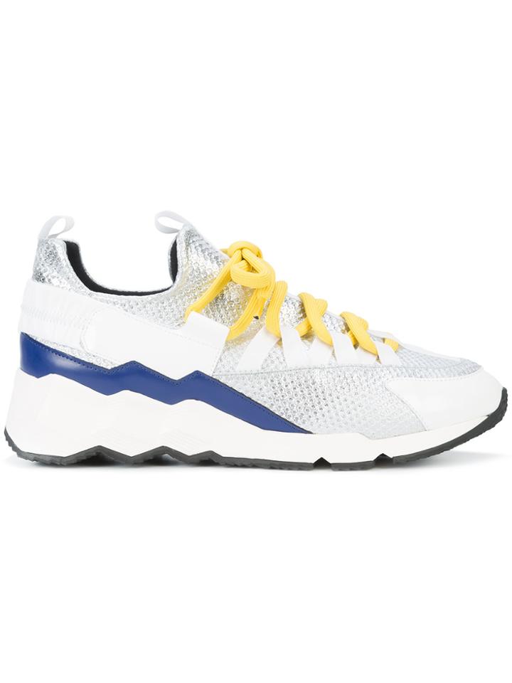 Pierre Hardy Trek Comet Sneakers - Metallic