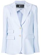 Luisa Cerano Fitted Blazer Jacket - Blue