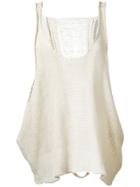 Stella Mccartney Distressed Back Vest - Nude & Neutrals