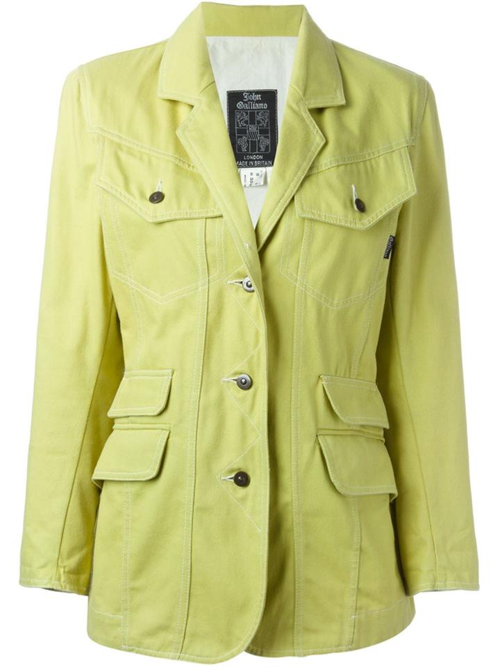 John Galliano Vintage Denim Jacket - Yellow & Orange