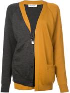 Monse Bicolour Layered Cardigan - Grey