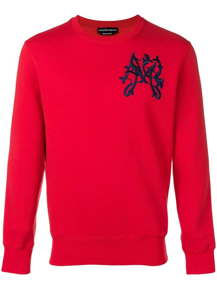 Alexander Mcqueen Folk Embroidered Jumper
