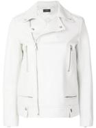 Joseph Oversized Biker Jacket - White