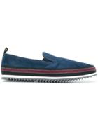 Car Shoe Slip-on Sneakers - Blue