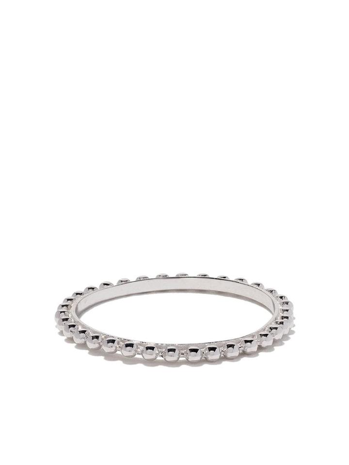 Wouters & Hendrix Gold 18kt White Gold Ball Chain Ring