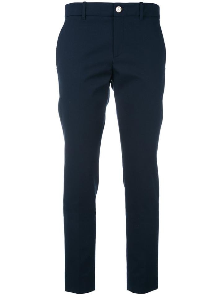 Gucci Classic Slim Leg Trousers - Blue