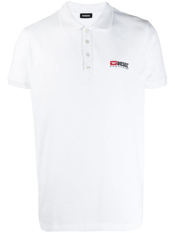 Diesel T-weet-div Polo Shirt - White