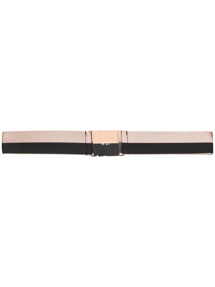 No21 Striped Belt - Neutrals