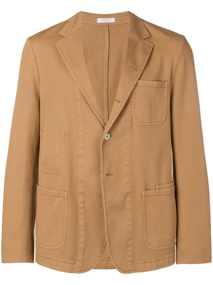 Boglioli Classic Fitted Blazer - Brown