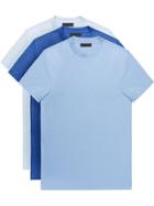 Prada Jersey T-shirt Three Pack - Blue