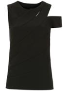 Uma Raquel Davidowicz Maca Top With Cut Details - Black