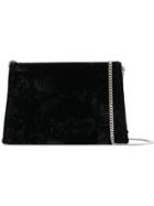 Maison Margiela Crushed Velvet Clutch - Black