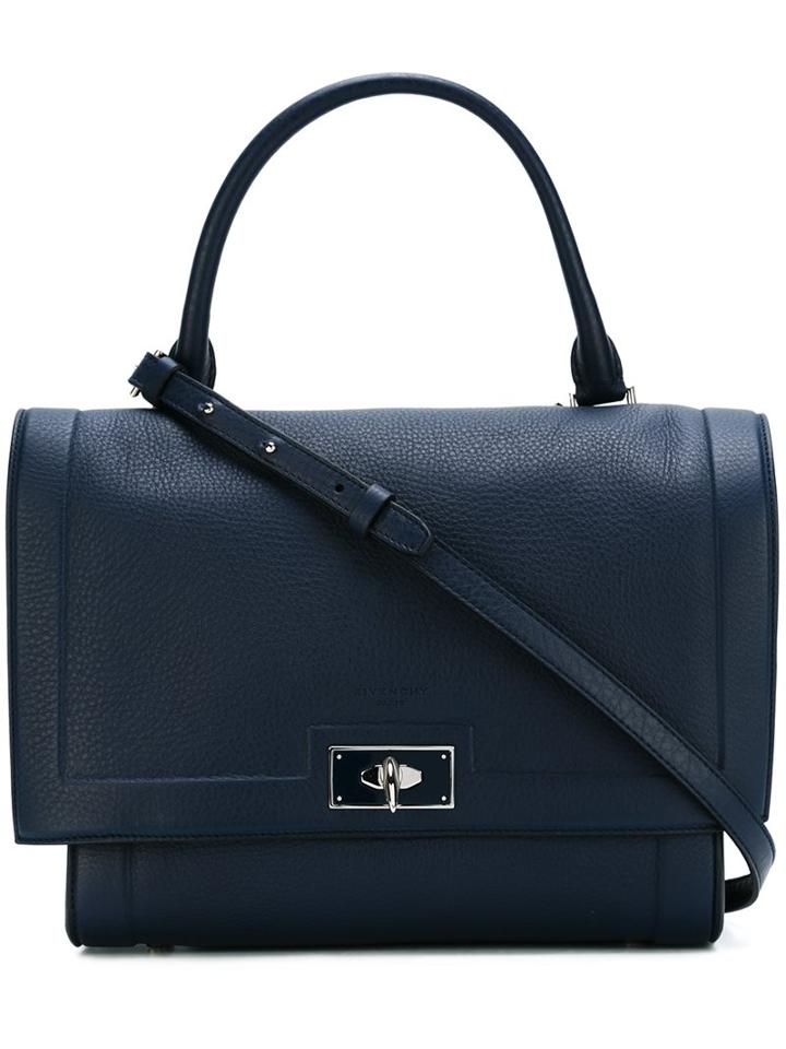 Givenchy Medium 'shark' Shoulder Bag, Women's, Blue