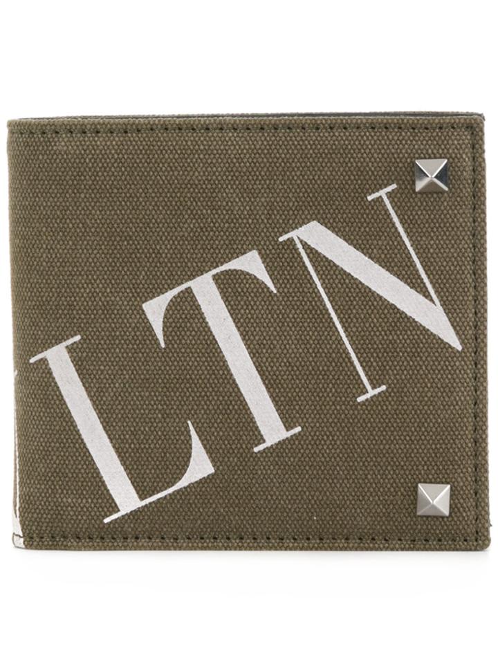 Valentino Garavani Rockstud Card Wallet - Green