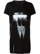 Julius Photo Print Oversized T-shirt, Men's, Size: 1, Black, Silk/cotton