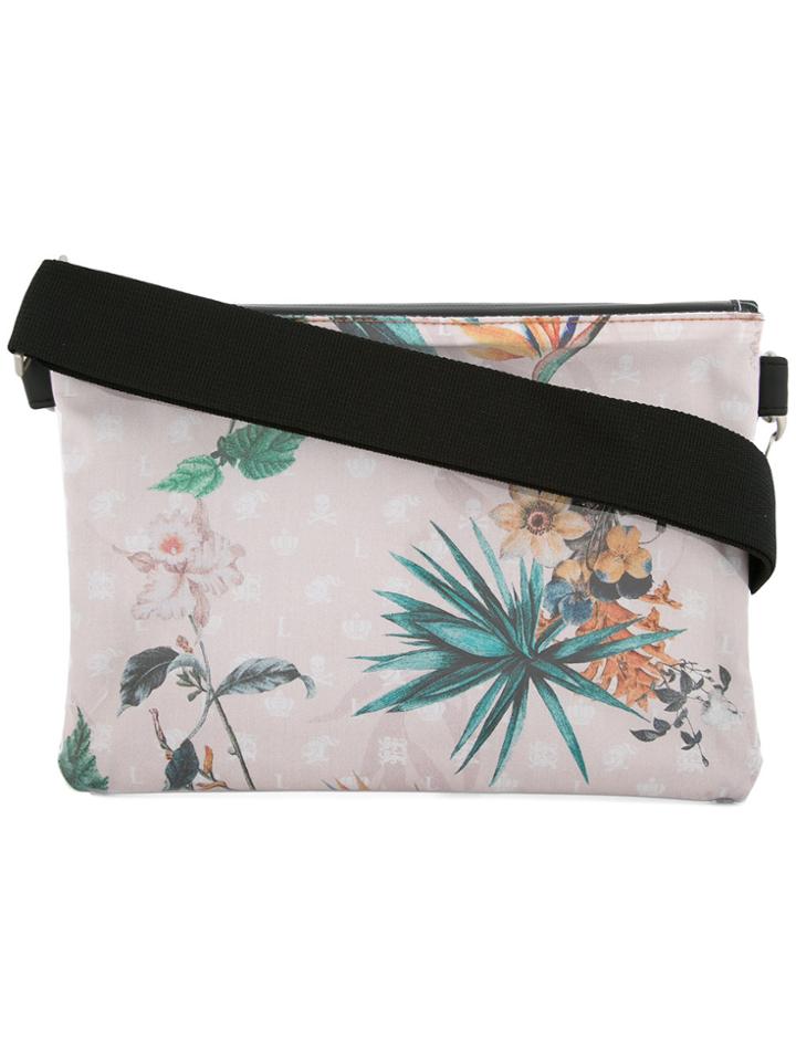 Loveless Printed Clutch Bag - Pink & Purple