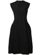 Jil Sander Puff Skirt Dress - Black