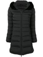 Duvetica Fitted Quilted Parka - Black