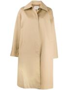 We11done Oversized Trench Coat - Neutrals