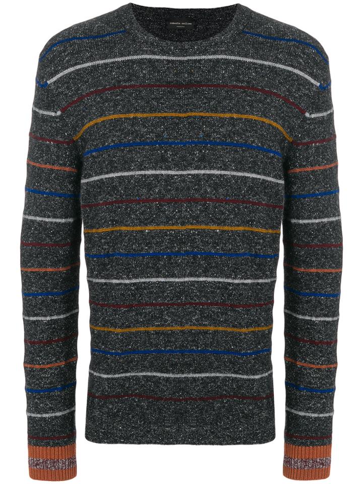Roberto Collina Striped Sweater - Multicolour