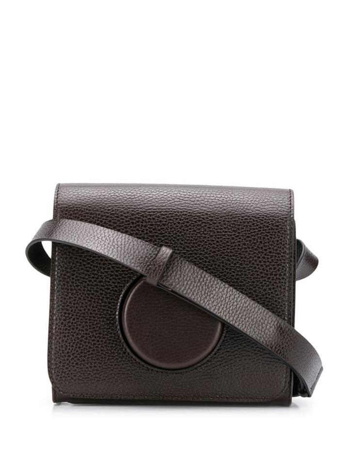 Lemaire Foldover Top Shoulder Bag - Brown