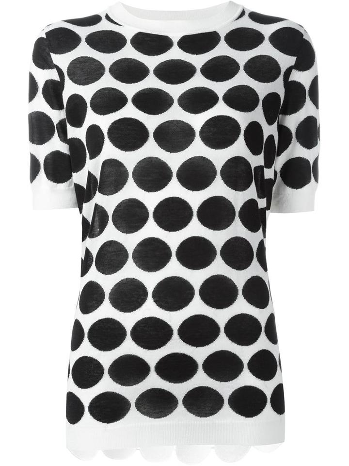Marni Dot Intarsia Top