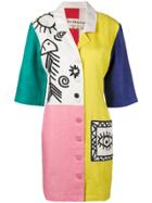 Rewind Vintage Affairs Colour Block Dress - Multicolour
