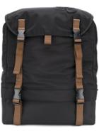Emporio Armani Buckled Backpack - Brown