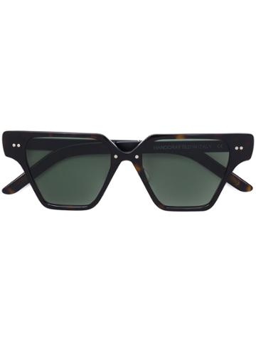 Delirious Angular Sunglasses - Brown