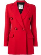 Moschino Vintage Double Breasted Blazer, Women's, Size: 42, Red