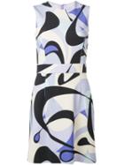 Emilio Pucci Alex Print Sleeveless Mini Dress - Blue