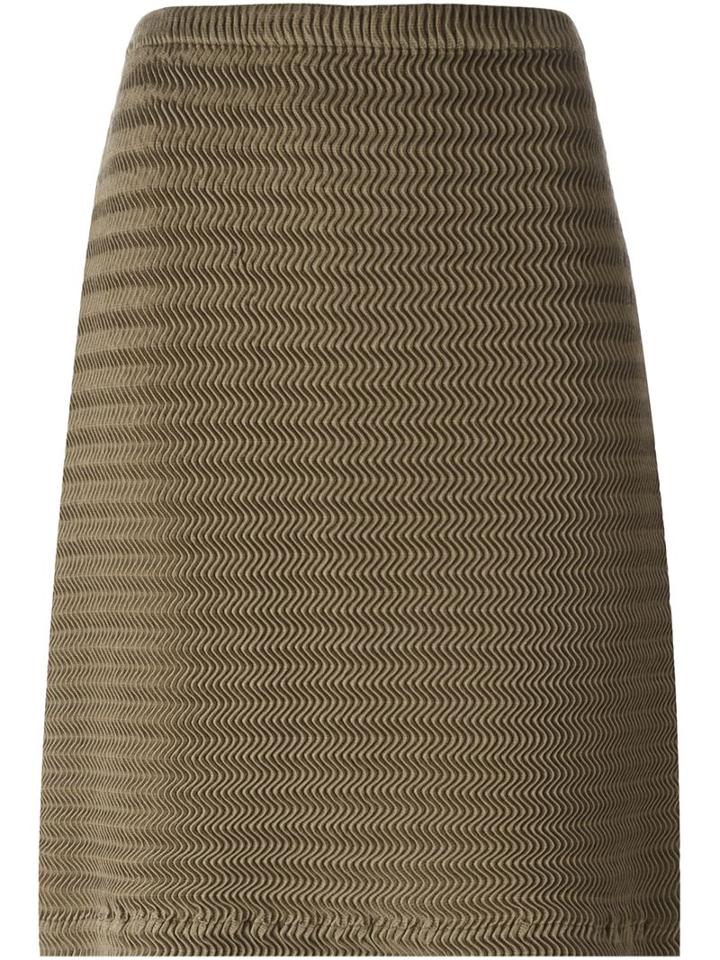 Issey Miyake Wave Pleat A-line Skirt