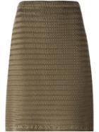 Issey Miyake Wave Pleat A-line Skirt