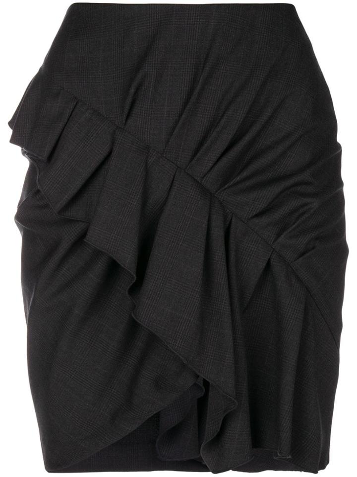 Isabel Marant Étoile Frill-trim Mini Skirt - Grey