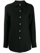 Courrèges Plain Oversized Shirt - Black