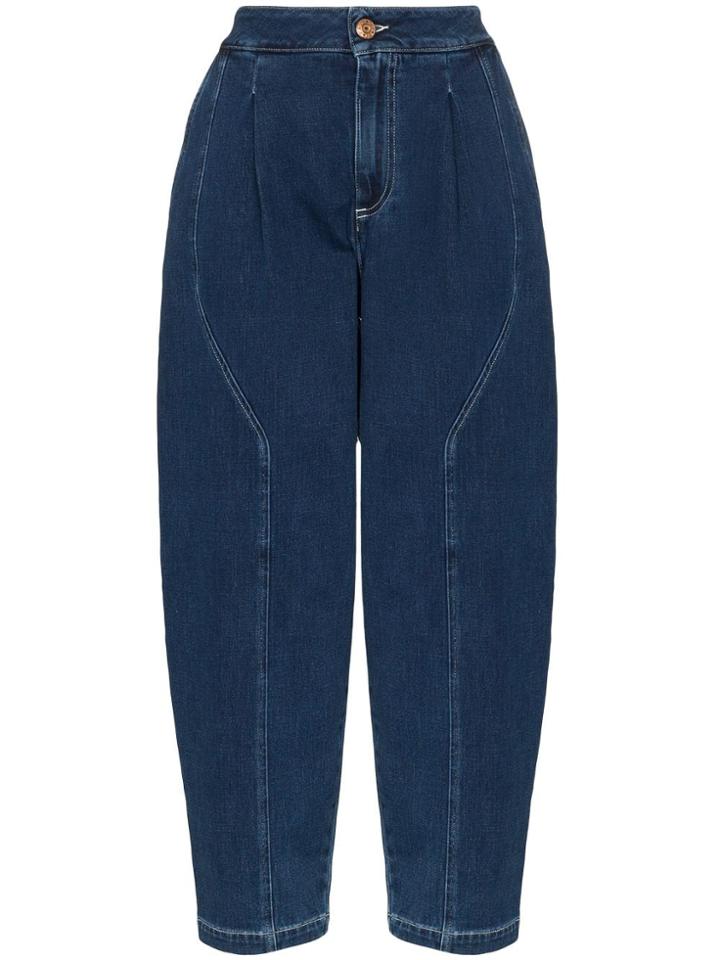 See By Chloé High-waist Tapered Jeans - Blue