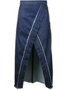 Kitx Old Soul Skirt, Women's, Size: 12, Blue, Cotton/polyester/spandex/elastane