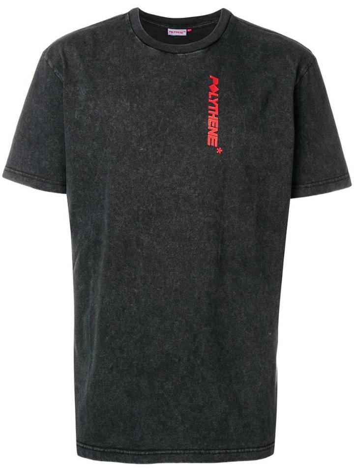Polythene* Optics Contrast Logo T-shirt - Black