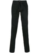 Devoa Slim-fit Trousers - Black