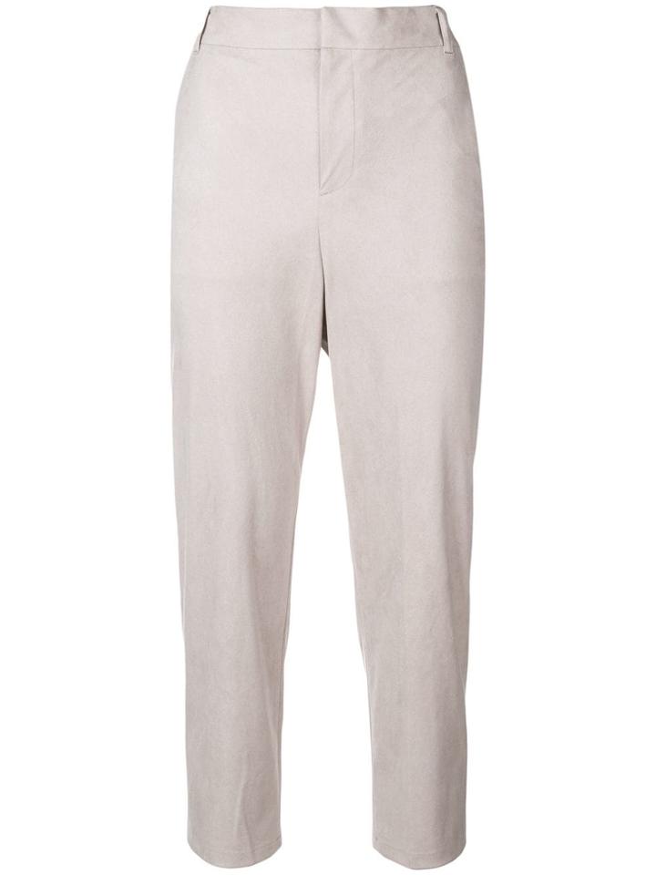 Knott Cropped Trousers - Nude & Neutrals